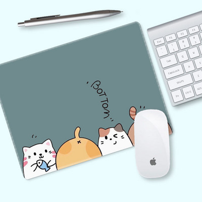 21x18 Kiváló minőségű aranyos egérpad lányok, mint a kis diák íróasztal pad egyedi vastagított irodai laptop billentyűzet pad csuklóvédő