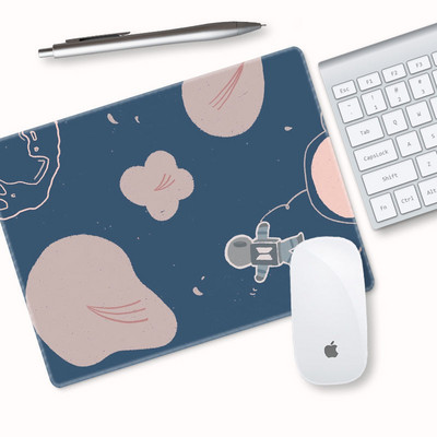 21x18 Kiváló minőségű aranyos egérpad lányok, mint a kis diák íróasztal pad egyedi vastagított irodai laptop billentyűzet pad csuklóvédő