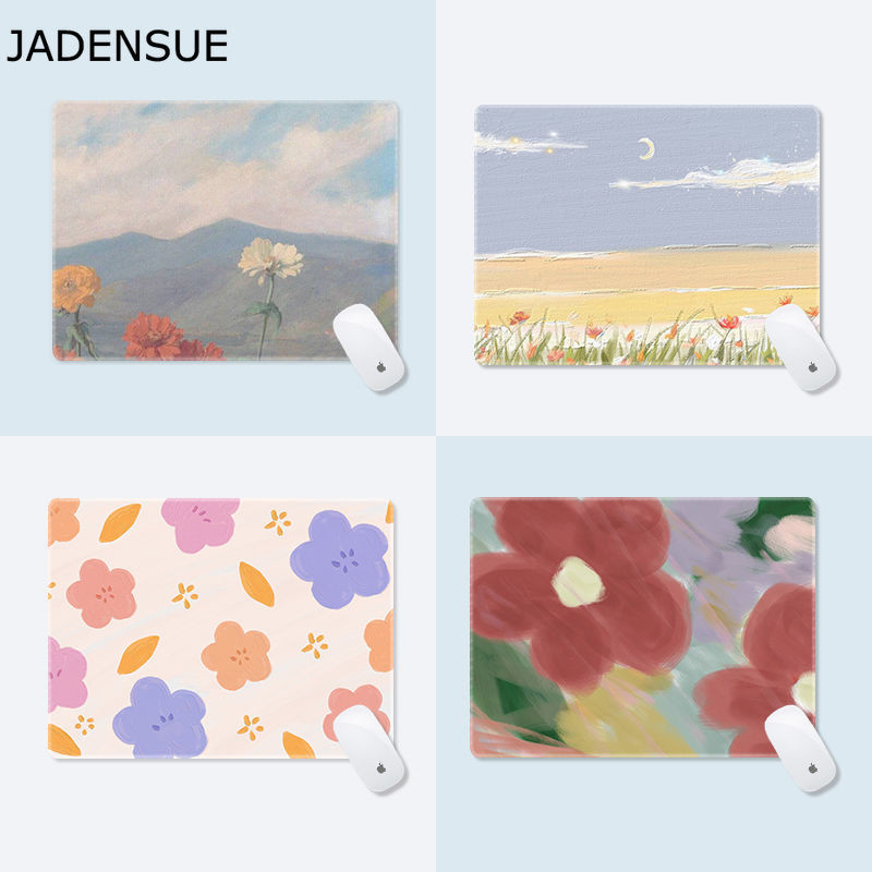 21x18 Kiváló minőségű aranyos egérpad lányok, mint a kis diák íróasztal pad egyedi vastagított irodai laptop billentyűzet pad csuklóvédő