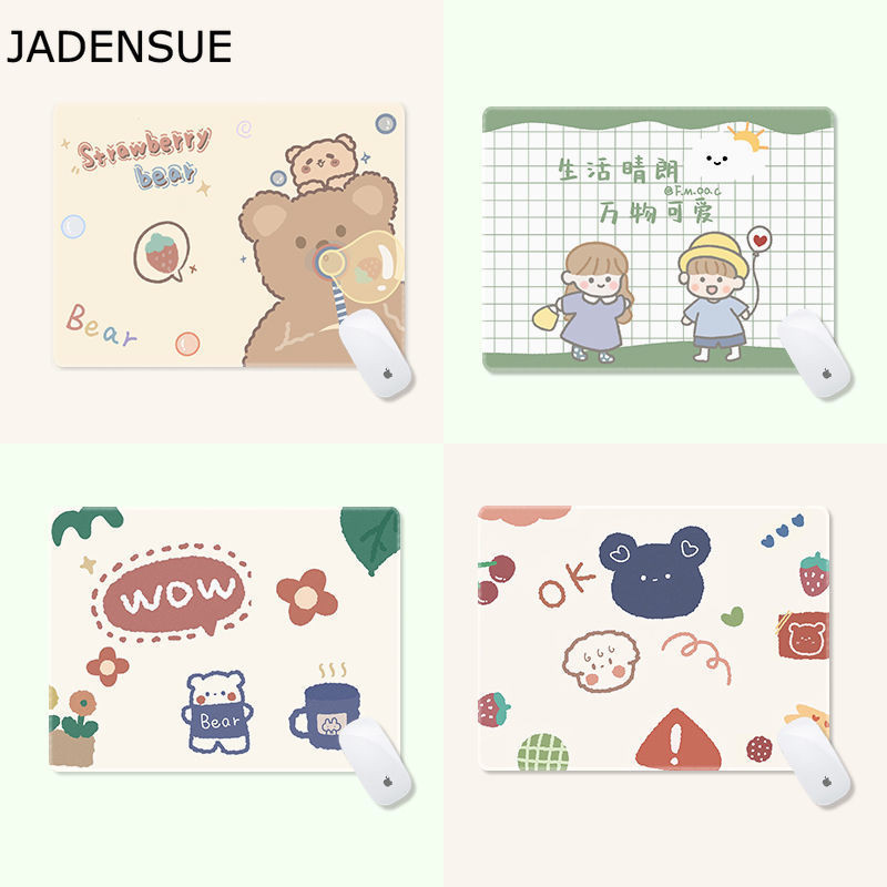 21x18 Kiváló minőségű aranyos egérpad lányok, mint a kis diák íróasztal pad egyedi vastagított irodai laptop billentyűzet pad csuklóvédő