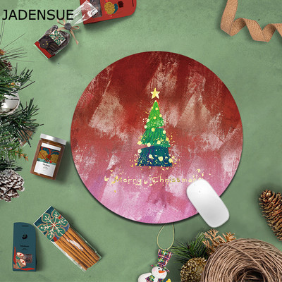 Božićna uredska podloga za tipkovnicu računala Slatka crtana podloga za stolnu podlogu za miša Okrugla svježa podloga za stol Debela podloga za miš Podloga za miš za prijenosno računalo Poklon