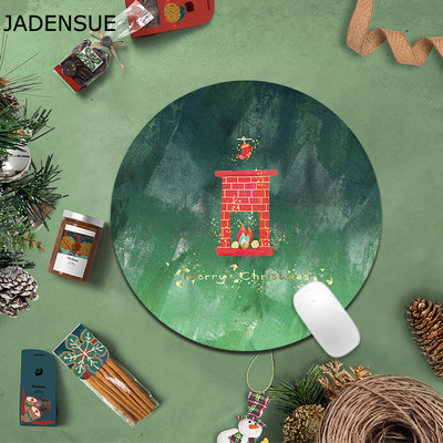 Božićna uredska podloga za tipkovnicu računala Slatka crtana podloga za stolnu podlogu za miša Okrugla svježa podloga za stol Debela podloga za miš Podloga za miš za prijenosno računalo Poklon
