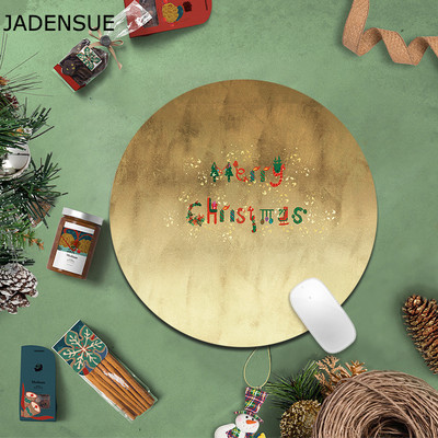 Božićna uredska podloga za tipkovnicu računala Slatka crtana podloga za stolnu podlogu za miša Okrugla svježa podloga za stol Debela podloga za miš Podloga za miš za prijenosno računalo Poklon