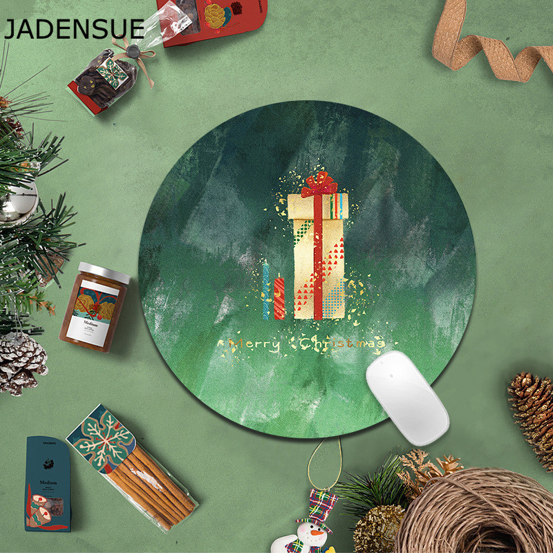 Božićna uredska podloga za tipkovnicu računala Slatka crtana podloga za stolnu podlogu za miša Okrugla svježa podloga za stol Debela podloga za miš Podloga za miš za prijenosno računalo Poklon