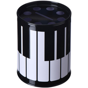Μουσική επιστολόχαρτο Πληκτρολόγιο πιάνου I Love Music Note Κουμπαράς Δάσκαλος Δώρο Σημειωματάριο Μολυβοθήκη Μολυβοθήκη Μολυβοθήκη Organizer Στάντα στυλό