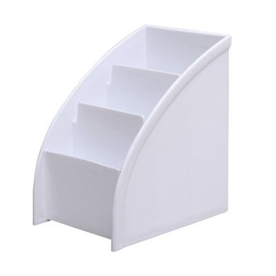 Višenamjenska kutija za daljinski upravljač s 3 rešetke Kozmetika Stolna torbica za pohranu Držač postolja Uredski materijal Organizator za telefon 3 boje