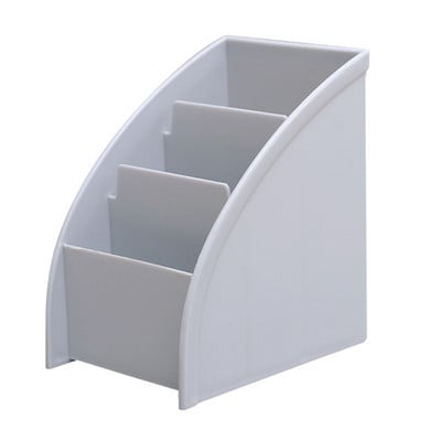 Višenamjenska kutija za daljinski upravljač s 3 rešetke Kozmetika Stolna torbica za pohranu Držač postolja Uredski materijal Organizator za telefon 3 boje