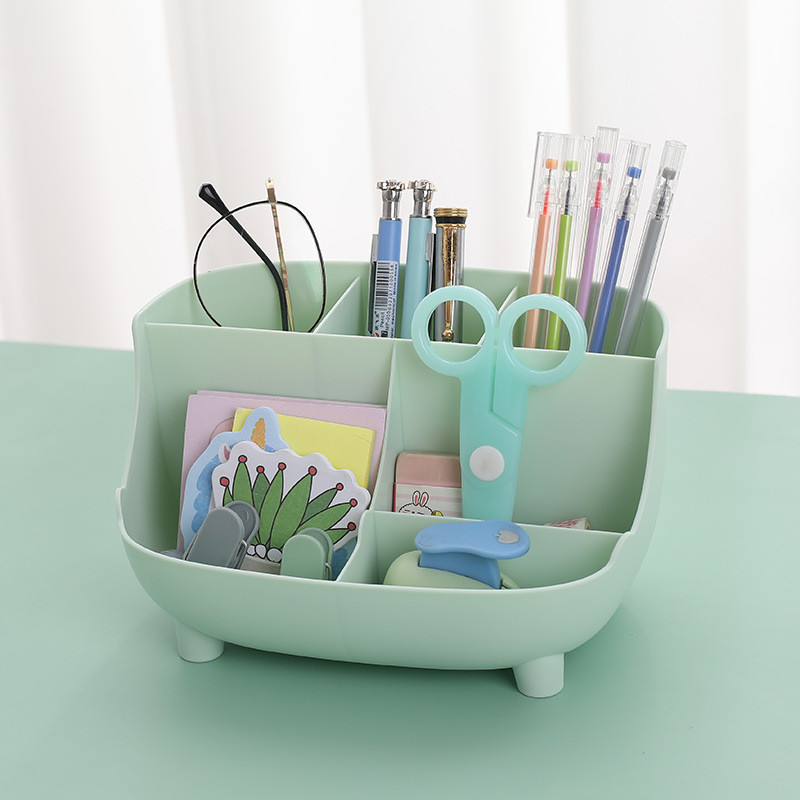 Kutija za pohranu kozmetike velikog kapaciteta Organizator ladica za šminku Kutija za stolne stvari Držač za olovke Organizator Stolni organizator
