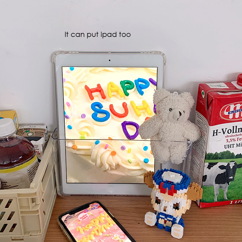 Sharkbang prozirna viseća kutija za pohranu Akrilni organizator za spavaonice bez bušenja Zidni držač za stalak za studentsku spavaću sobu