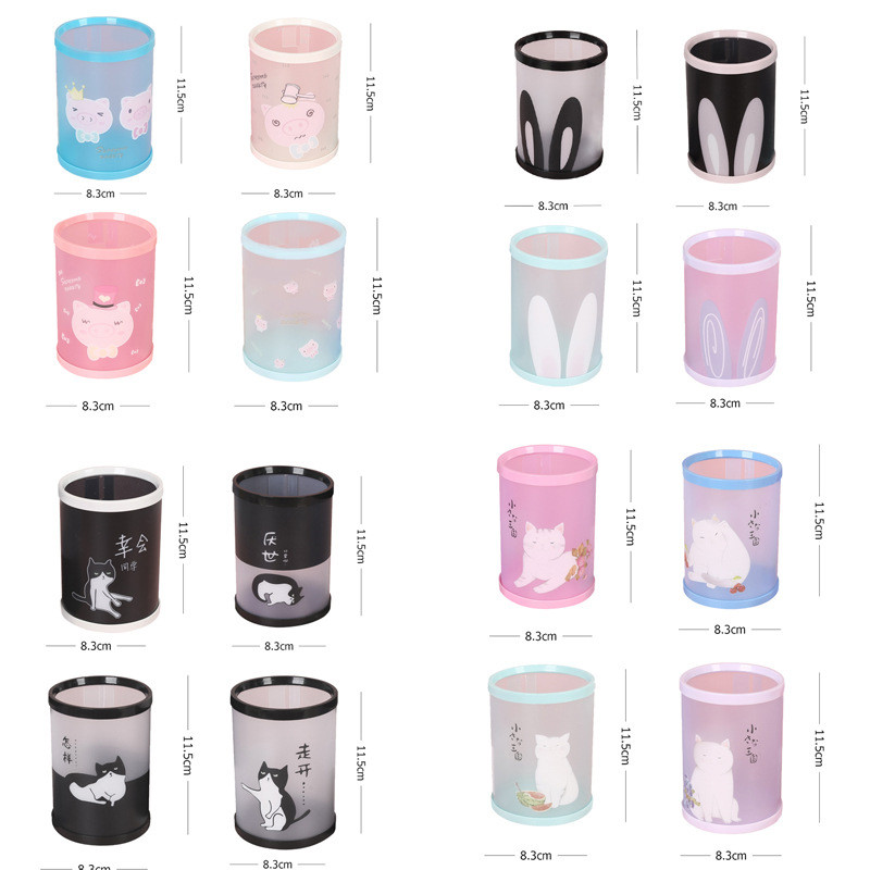 Sklopivi kreativni pisaći stolni držač za olovke Mala svježa jednostavna višenamjenska kutija za pohranu