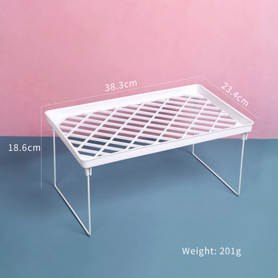 JIANWU Jednostavan držač tiskanice s više specifikacija Stolni organizator knjiga Kućni ured Višeslojna polica Školski pribor Pribor