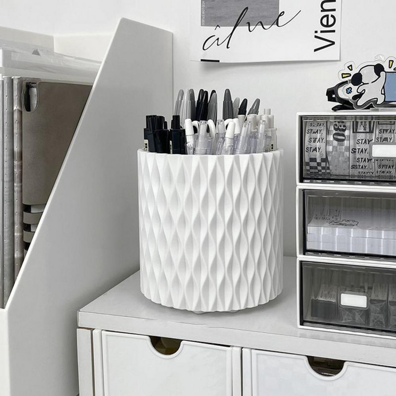 Pliiatsihoidik, 4 värvi pliiatsikonteiner, vaba ruumi säästmine, praktiline kosmeetiline pliiatsialuse hoidik kirjatarvete konteiner