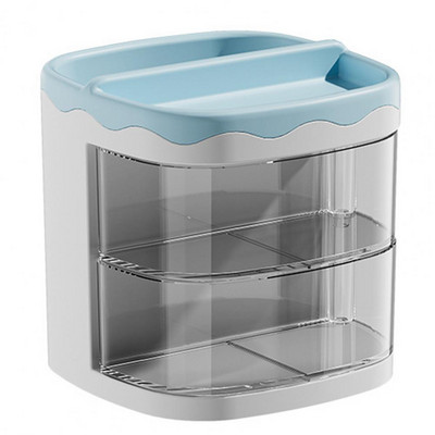 Container pentru stilouri din desene animate, anti-zgârieturi, extracție netedă, cutie de papetărie, design sertar, articole de papetărie rezistente la praf, accesoriu pentru studiu de caz