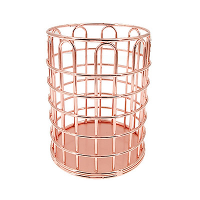 Kozmetikai smink ecsetek tárolódoboz hengeres tok tároló rúzs ecset tolltartó rendszerező kovácsoltvas tolltartó