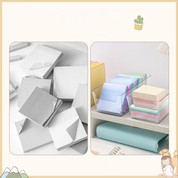 Διαφανές συρτάρι Organizer Kpop Photocard Stickers Storage Box Case Collection Memo Box for Desktop School Office Stationery