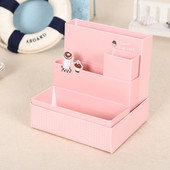 1PC Kozmetički organizatori šminke Kutija za pohranu Sklopivi pretinci Stolni organizator Držač spremnika za sitnice za uredski dom