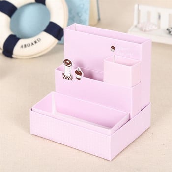 1PC Cosmetics Makeup Organizers Storage Box Πτυσσόμενα διαμερίσματα Desktop Organizer Διάφορα Θήκη δοχείων για το σπίτι γραφείου