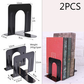 2kom stolnih držača za knjige, držač za knjige za teške uvjete, ukrasni metalni organizator za časopise, uredski stojeći