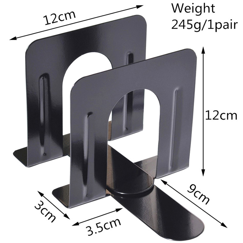 2kom stolnih držača za knjige, držač za knjige za teške uvjete, ukrasni metalni organizator za časopise, uredski stojeći