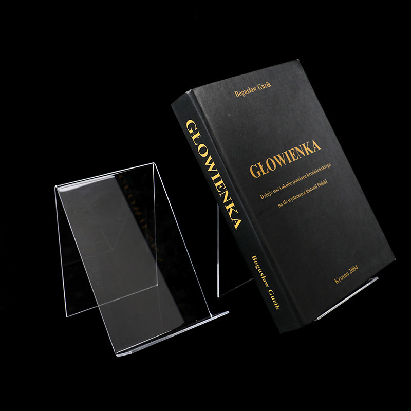 Akrilni stalak za izlaganje knjiga Okvir za fotografije Držač za brošure Organizator Držači za knjige Završeci za knjige Čepovi za knjige Veleprodaja