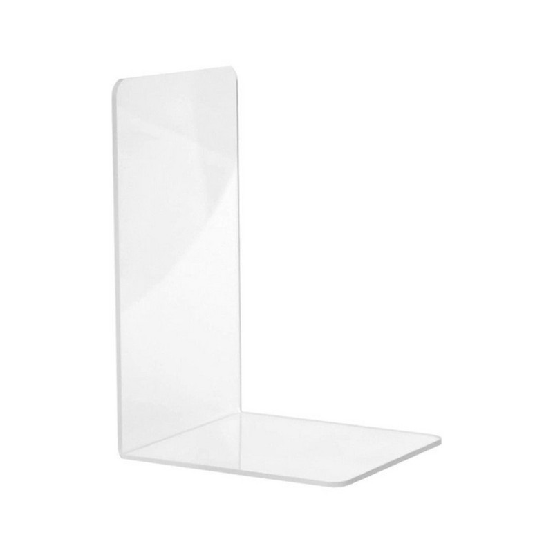 Prozirni akrilni stalak za knjige u obliku slova L Jednostavni držač postolja za ploču s porukama Organizator Stolni organizator Pribor za pisanje