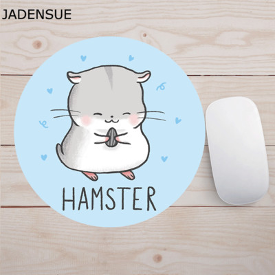 Kawaii podloga za miš Okrugla mekana podloga za računalo igrača Slatke podloge za stol Podloga za stol Neklizajuća PC Vodootporna podloga za miš za uredsko prijenosno računalo 20 cm