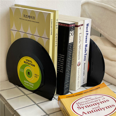 2 buc. Suport cărți în formă de înregistrare creativă, organizator, suport de birou, retro