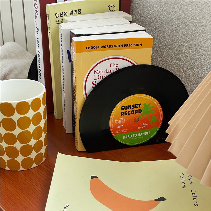 2 buc. Suport cărți în formă de înregistrare creativă, organizator, suport de birou, retro