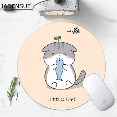 Gaming Deskpad Slatke stolne podloge 22CM promjera Cartoon Kawaii podloga za miš Okrugla podloga za miš za prijenosno računalo Podloga za tipkovnicu uredskog računala