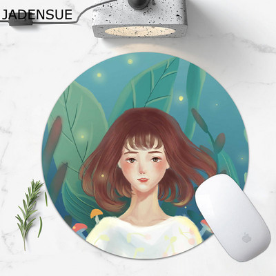 Gaming Deskpad Slatke stolne podloge 22CM promjera Cartoon Kawaii podloga za miš Okrugla podloga za miš za prijenosno računalo Podloga za tipkovnicu uredskog računala