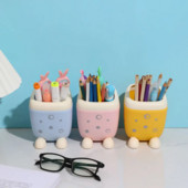 Χαριτωμένα χαρτικά μεγάλης χωρητικότητας Kawaii Θήκη για στυλό Δημιουργικά κινούμενα σχέδια, επιτραπέζια αποθήκευση σχολικών προμηθειών