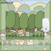 Mergaitės pelės kilimėlis mielas animacinis filmas studento stalo kilimėlis mergaitės riešo apsauga pagal užsakymą kompiuterio klaviatūros kilimėlis paauglių mergaičių miegamasis