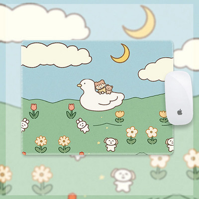 Mergaitės pelės kilimėlis mielas animacinis filmas studento stalo kilimėlis mergaitės riešo apsauga pagal užsakymą kompiuterio klaviatūros kilimėlis paauglių mergaičių miegamasis
