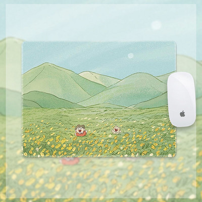 Mergaitės pelės kilimėlis mielas animacinis filmas studento stalo kilimėlis mergaitės riešo apsauga pagal užsakymą kompiuterio klaviatūros kilimėlis paauglių mergaičių miegamasis