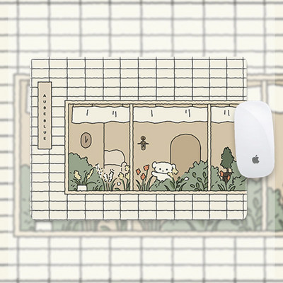 Mergaitės pelės kilimėlis mielas animacinis filmas studento stalo kilimėlis mergaitės riešo apsauga pagal užsakymą kompiuterio klaviatūros kilimėlis paauglių mergaičių miegamasis