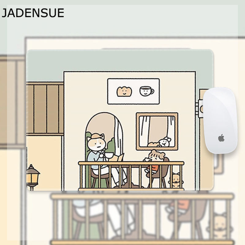 Mergaitės pelės kilimėlis mielas animacinis filmas studento stalo kilimėlis mergaitės riešo apsauga pagal užsakymą kompiuterio klaviatūros kilimėlis paauglių mergaičių miegamasis