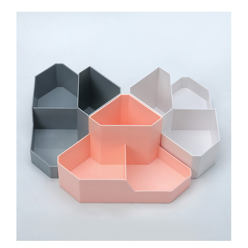 3 sloja Stolna kutna stacionarna kutija za pohranu ABS držač za olovke Pernica Stolni organizator Studentski pribor Uredski pribor