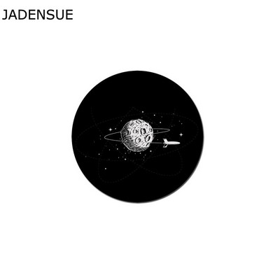 Okrugla slatka podloga za miš Kawaii Deskpad Airman Starry Sky Podloga za miš za prijenosno računalo Vodootporna tipkovnica za gaming računalo Protuklizne podloge za stol