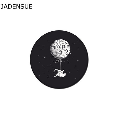 Okrugla slatka podloga za miš Kawaii Deskpad Airman Starry Sky Podloga za miš za prijenosno računalo Vodootporna tipkovnica za gaming računalo Protuklizne podloge za stol