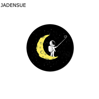 Okrugla slatka podloga za miš Kawaii Deskpad Airman Starry Sky Podloga za miš za prijenosno računalo Vodootporna tipkovnica za gaming računalo Protuklizne podloge za stol