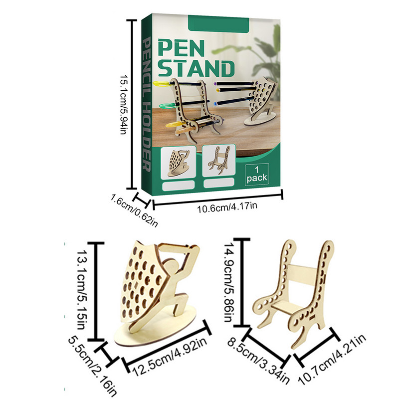 Držač olovke Stolni ukras Držač olovke Stalak za olovke Organizator Stalak za prikaz olovke za kućni ured Dekoracija stolnog pribora EIG88