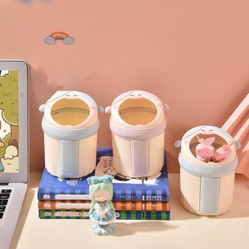 Pencil Cup Burr Δωρεάν Πινέλο Μακιγιάζ Organizer Φιλικό προς το περιβάλλον Αποθήκευση Χρήσιμο χαριτωμένο κορίτσι σε σχήμα μολυβιού Κουτί αποθήκευσης στυλό μαρκαδόρων