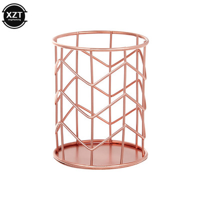 Kozmetika Kistovi za šminku Kutija za pohranu Cilindrična kutija za pohranu Kist za usne Ruž za usne Držač olovke Organizator Skladištenje olovke od kovanog željeza