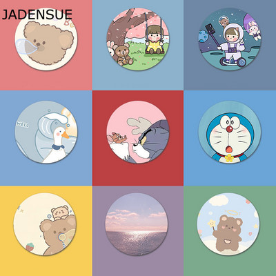 Kreatív 22 cm átmérőjű aranyos íróasztali pad Kawaii egérpad egérpad laptop egéralátét egerekhez Mause irodai számítógépes asztali szőnyegek