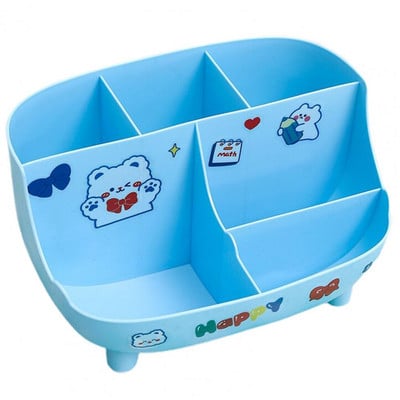 1 set držača za olovke, 6 rešetki, vodootporan, otporan na prašinu, otporan na deformacije, jak nosiv zaobljeni uglovi, stolna olovka za dom