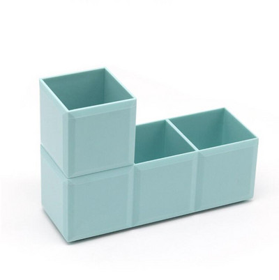 XRHYY Κουτί αποθήκευσης 3 διαμερισμάτων Fashion Desktop Αφαιρούμενο Fight Βάση θήκης στυλό μολυβοθήκης για Σχολικό Γραφείο Σπίτι