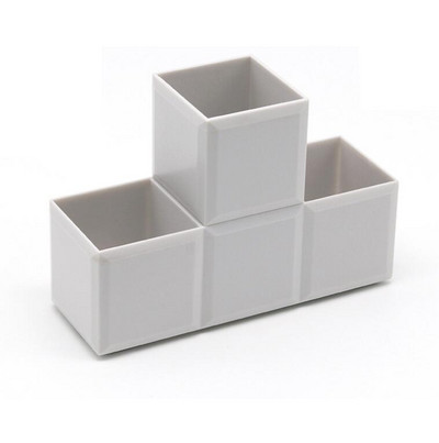 XRHYY Κουτί αποθήκευσης 3 διαμερισμάτων Fashion Desktop Αφαιρούμενο Fight Βάση θήκης στυλό μολυβοθήκης για Σχολικό Γραφείο Σπίτι