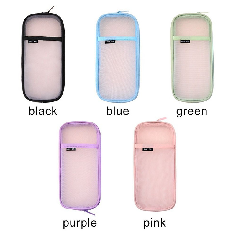 Kuum müük Multifunktsionaalne läbipaistev suure mahutavusega hoiukohver Kirjatarbed kasti pliiatsikotid pliiatsikarp