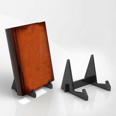 Acrylic Bookends Portable Book Display Stand Bookend Stand Reading Book Stand Holder Photo Frame Document Holder Desk Organizer