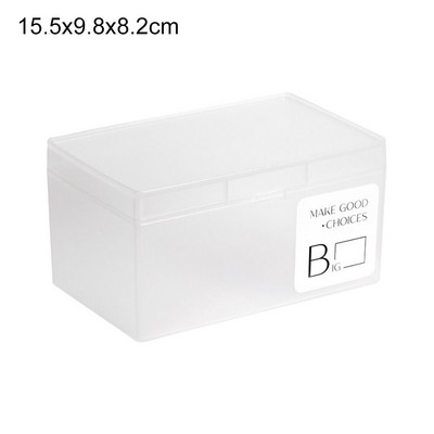 Kutija za pohranu stola Pernica Matirana prozirna kutija za pisaći pribor Uredski pribor za pisanje